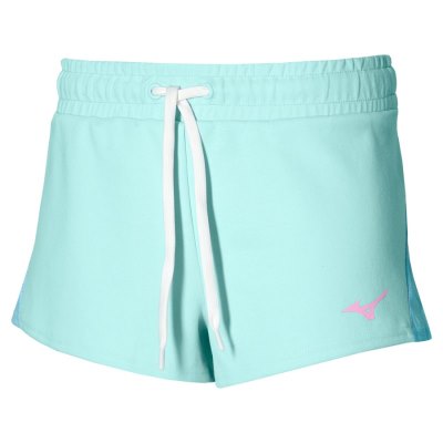 Pantalones Cortos Mizuno Athletics Mujer - Turquesa Claro - Chile M756FRGQZY